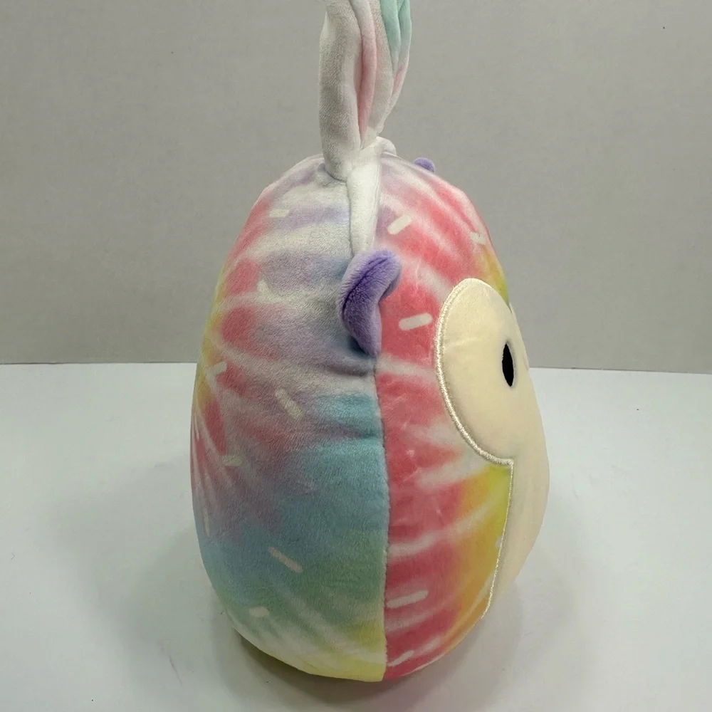 Squismallow Colorful Tie-Dye Plush Toy size 18”pre owned Exellent condition